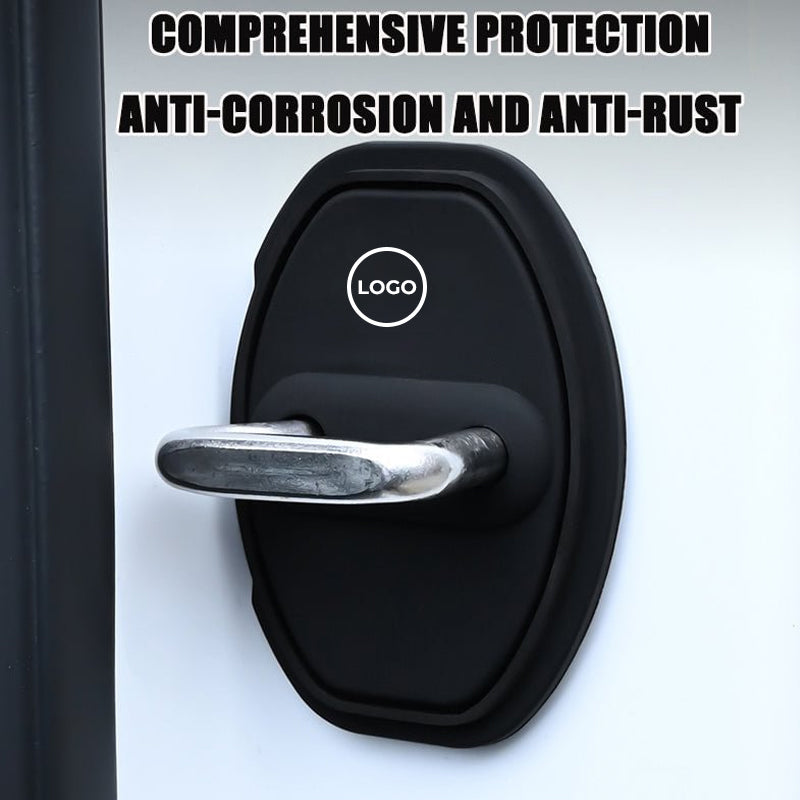 Силиконов защитен калъф за ключалка на автомобилна врата (4 бр.)