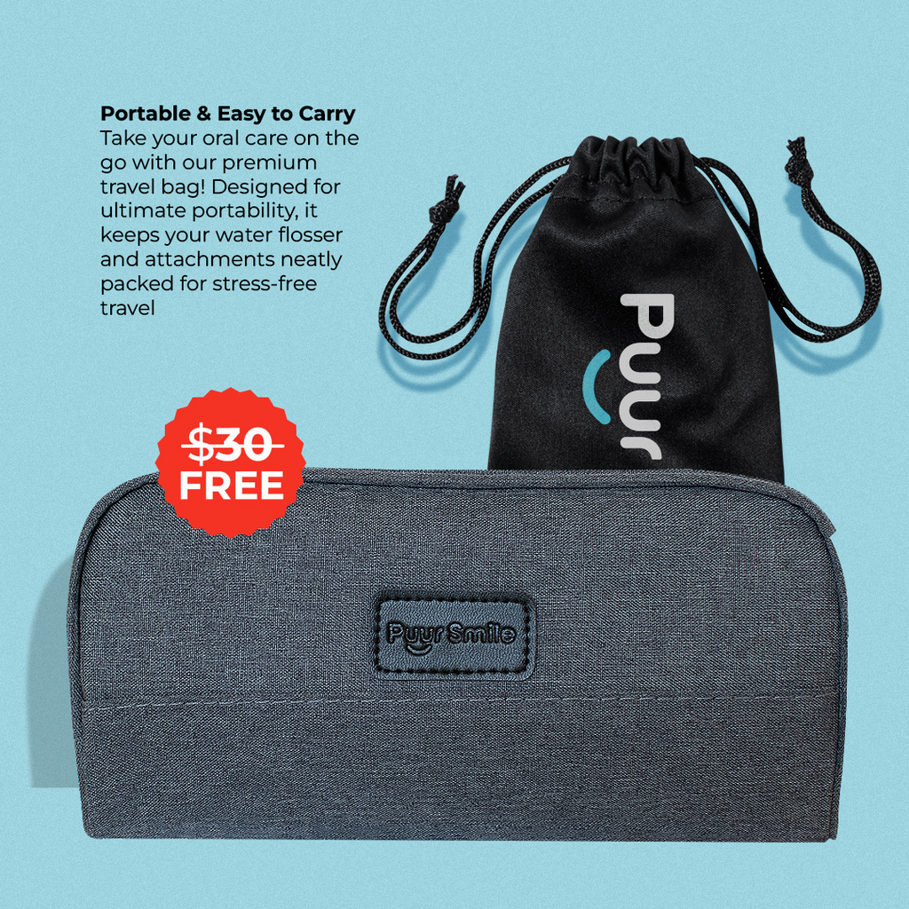 PUURSMILE ВОДА ФЛОСЕР – 55% ОТСТЪПКА В ЧЕРЕН ПЕТЪК + 4 БЕЗПЛАТНИ ПОДАРЪКА