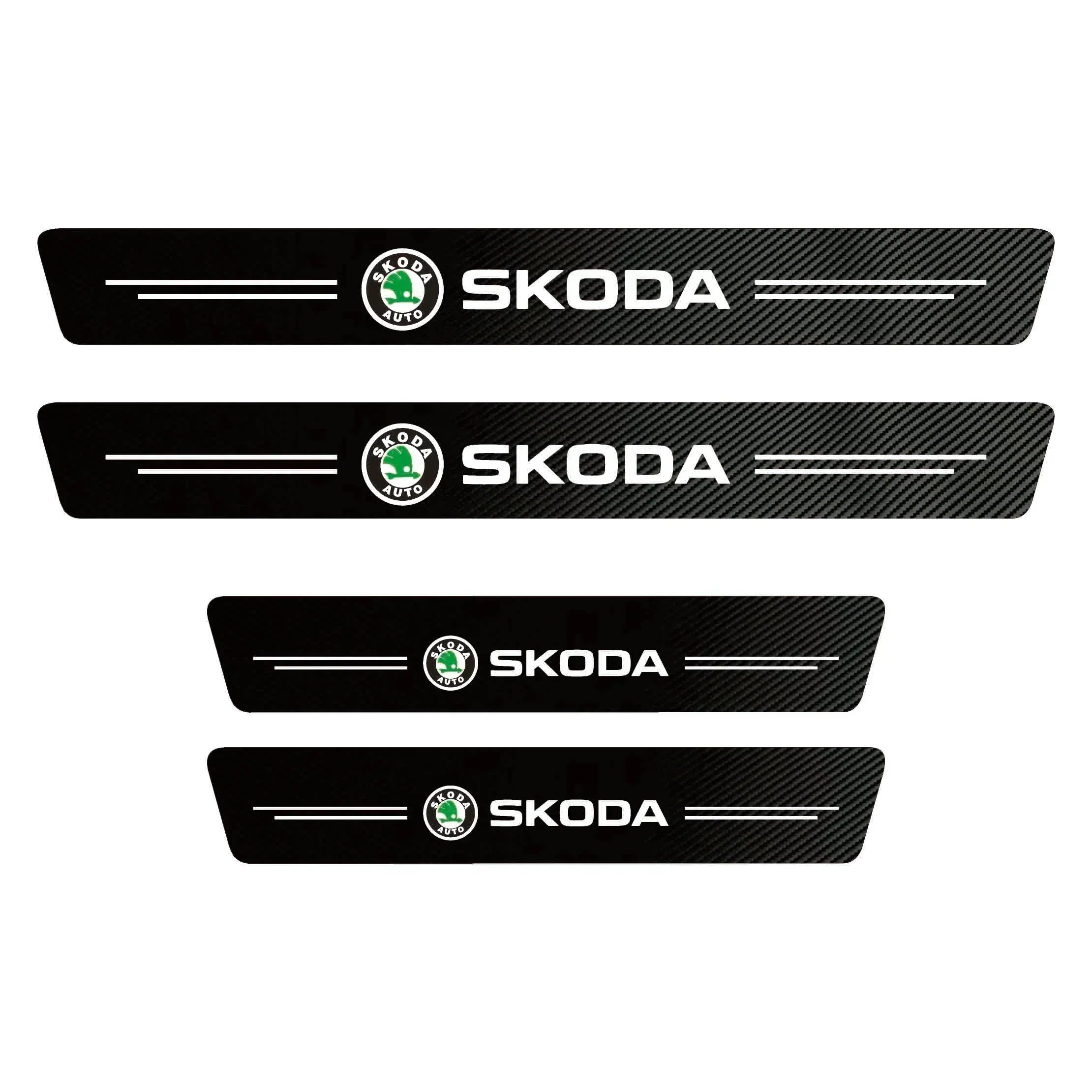 Karbonszálas küszöbvédő (8PCS)