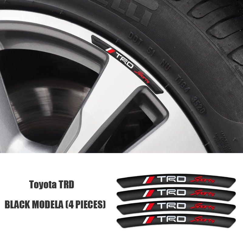 Гореща разпродажба ✨50% отстъпка ✨3D стикер за метална джанта с личност (4 бр.)