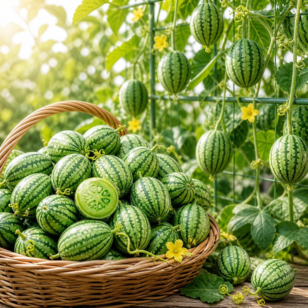 🍉Отглеждайте миниатюрни семена от диня у дома - сладки, освежаващи и лесни за отглеждане!