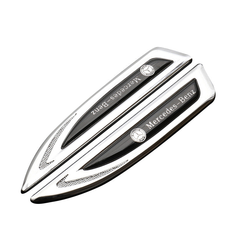 Универсална значка за кола с лого, персонализируем метален стикер за кола (2 бр.)