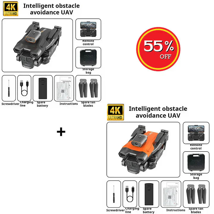 ❄🎄2025 Különleges ajánlat⛄🔔 4K Kamerás Drón Felnőtteknek, HS175D RC Quadcopter Automatikus Visszatérés funkcióval, Kövess engem, Kefe nélküli Motorral, Körrepüléssel, Útpontokkal, Magasságtartással, Fej nélküli Üzemmóddal, 28 Perc Repülési Idővel! !
