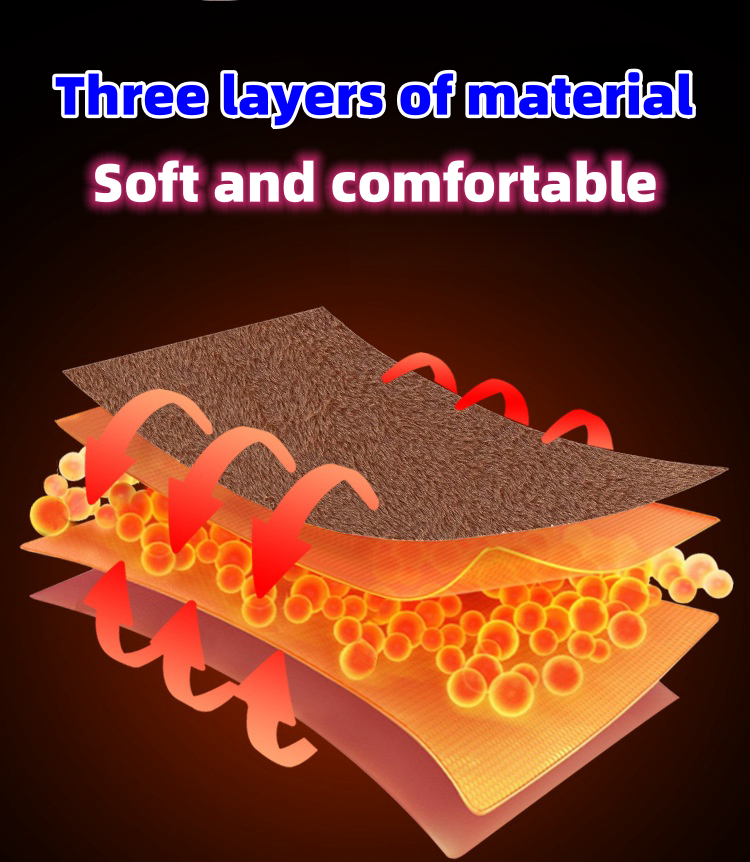 Къса плюшена възглавница за зимни столчета за кола
