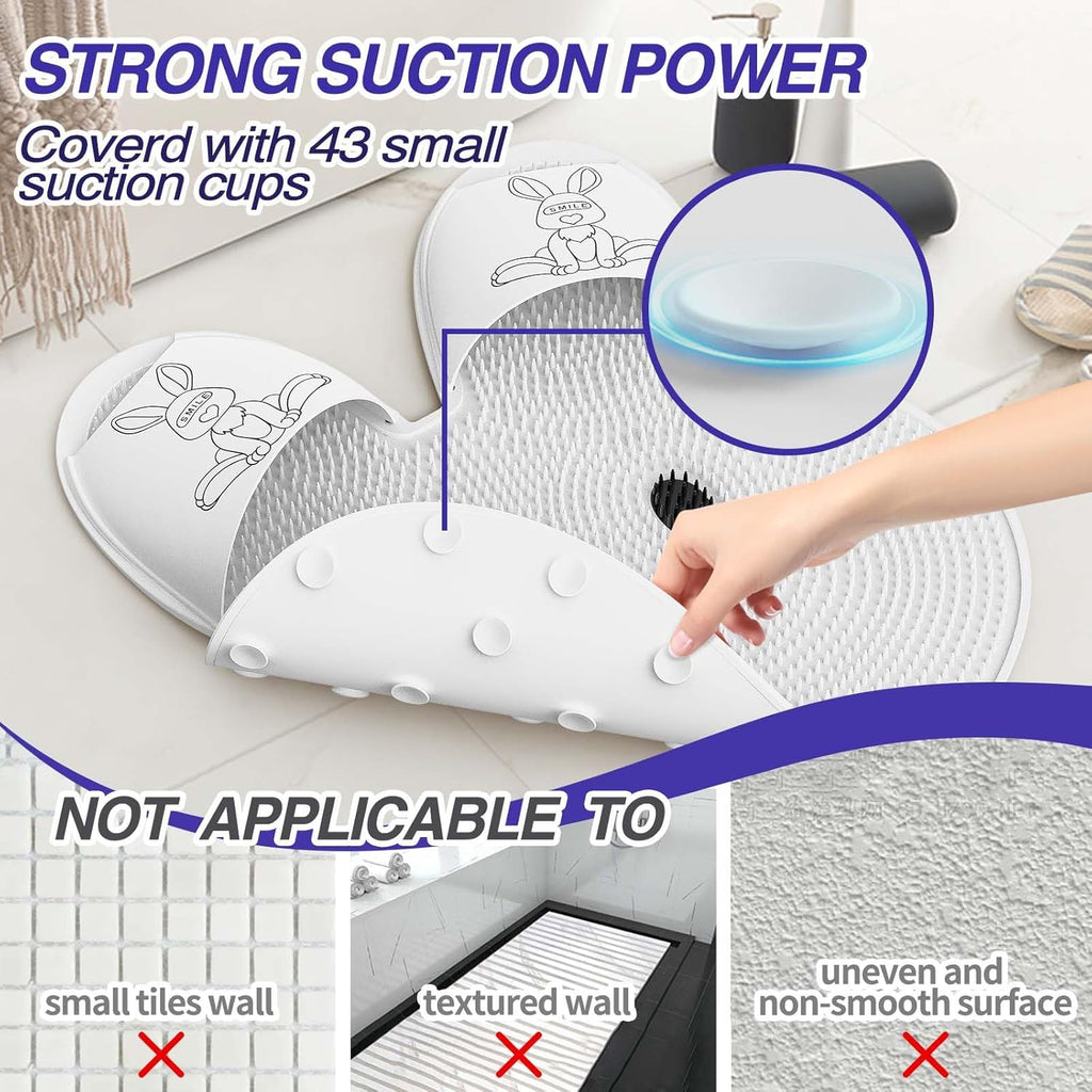 Изключително голяма постелка за почистване на крака под душа