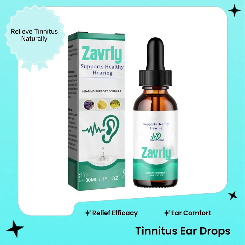 Капки за уши Zavrly Tinnitus за чисти уши и максимален комфорт – Открийте незабавно облекчение от тинитус и дискомфорт в ушите🎶