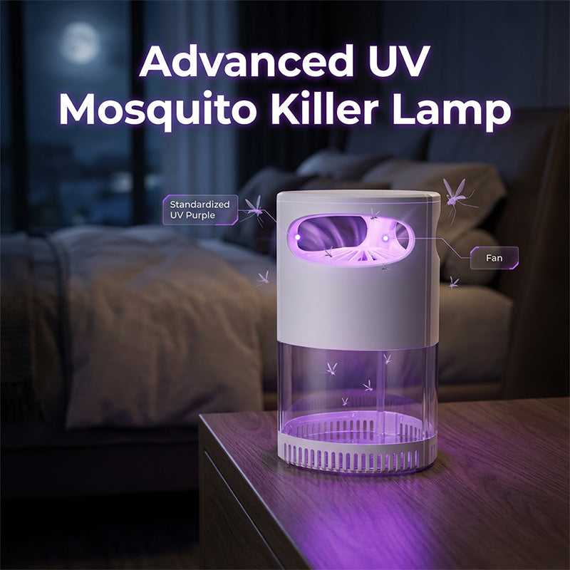 🦟 50% KEDVEZMÉNY! UV szúnyogirtó lámpa – Csendes, USB, vegyszermentes. Több mint 50 000 darab eladva! 🔇🌙