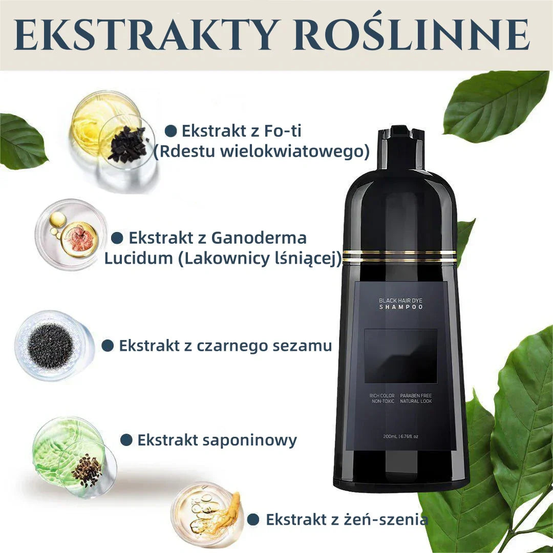 Шампоан за коса с незабавен боядисващ ефект - Брада и коса