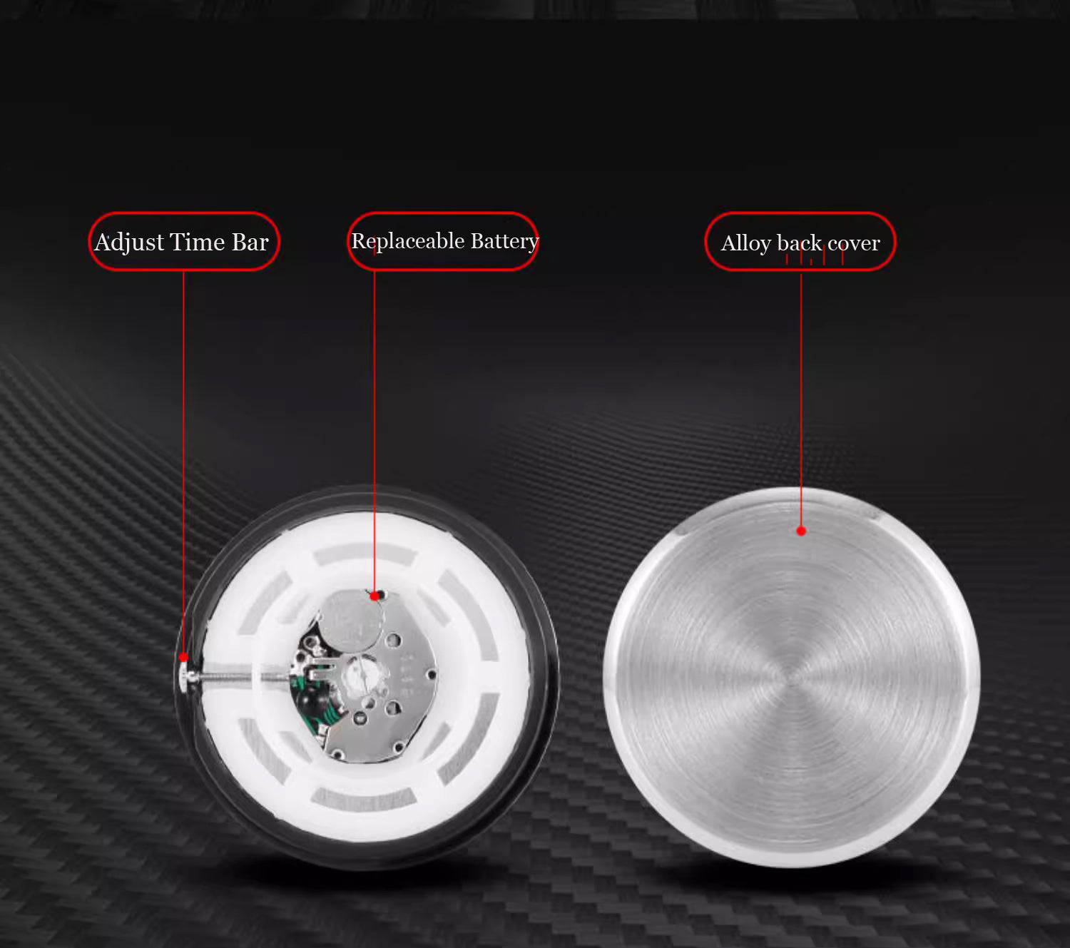 Гореща разпродажба ✨50% отстъпка ✨Светящ кварцов часовник за кола