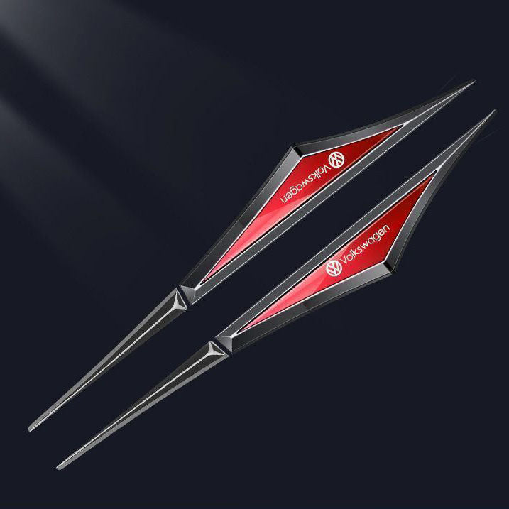 Креативни поцинковани метални стикери за кола ✨2 бр.✨