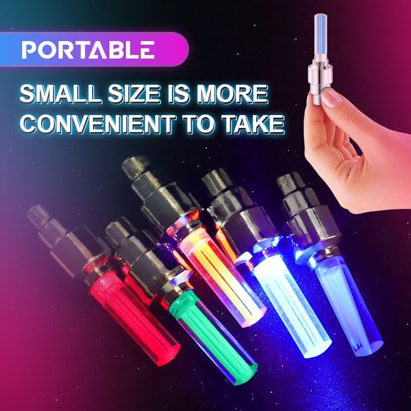 🌈 💡 Водоустойчиви LED светлини за джанти 【✨ 1+3 безплатно】