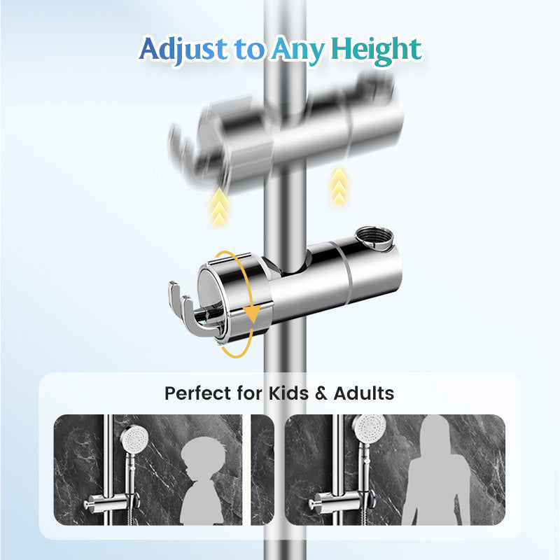 🔥Най-лесният за употреба🔥Душова тръба и душова глава, които могат да се монтират без инструменти.