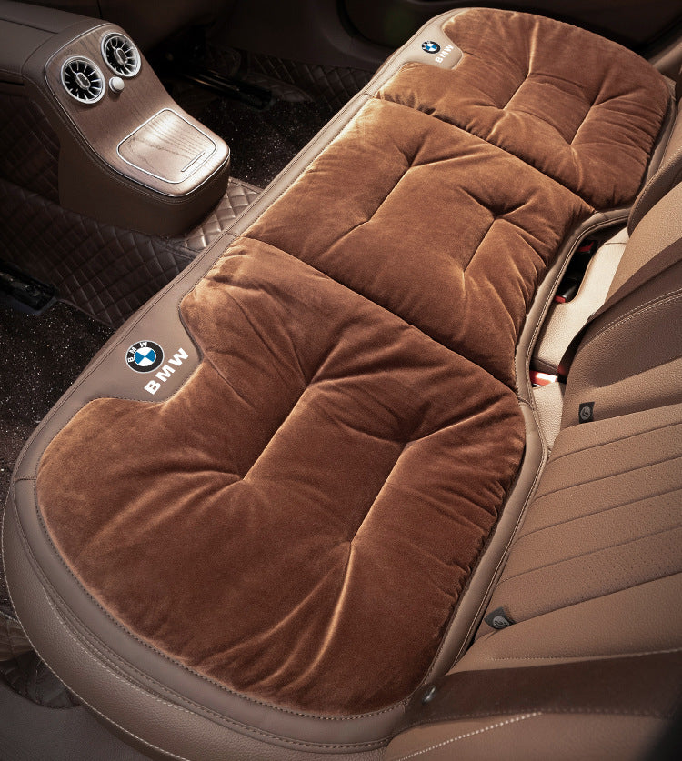 Къса плюшена възглавница за зимни столчета за кола