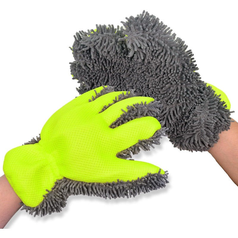 Ръкавица за миене на ръце с 5 пръста, недраскаща