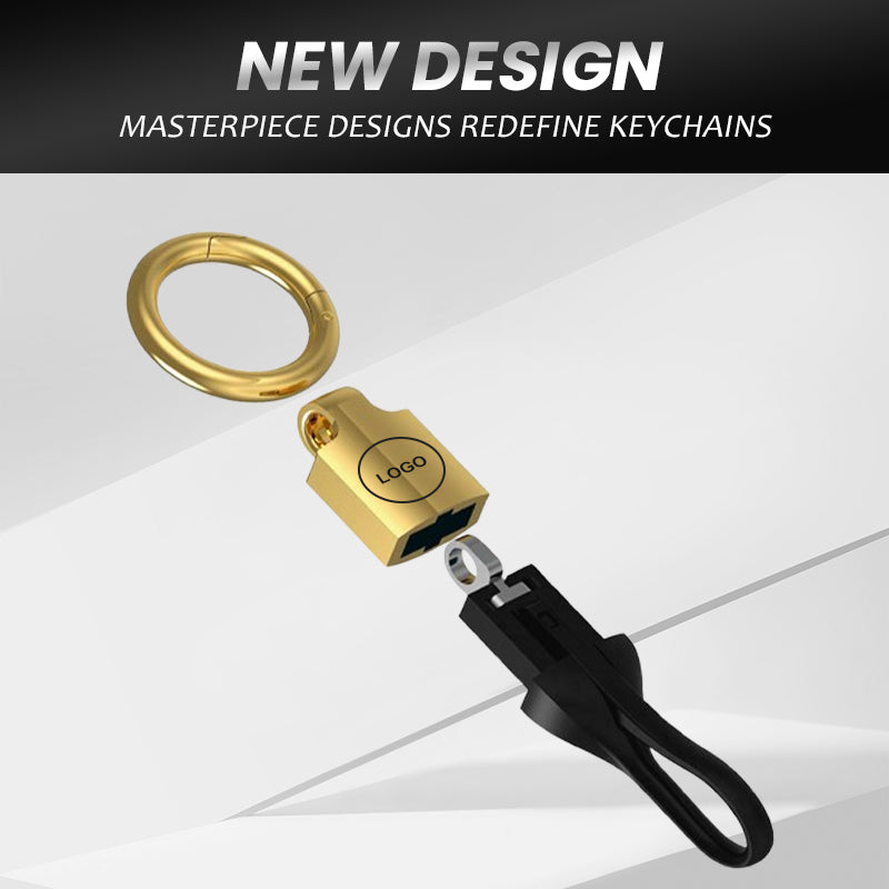 Ключодържател за кола от цинкова сплав, изработен по поръчка