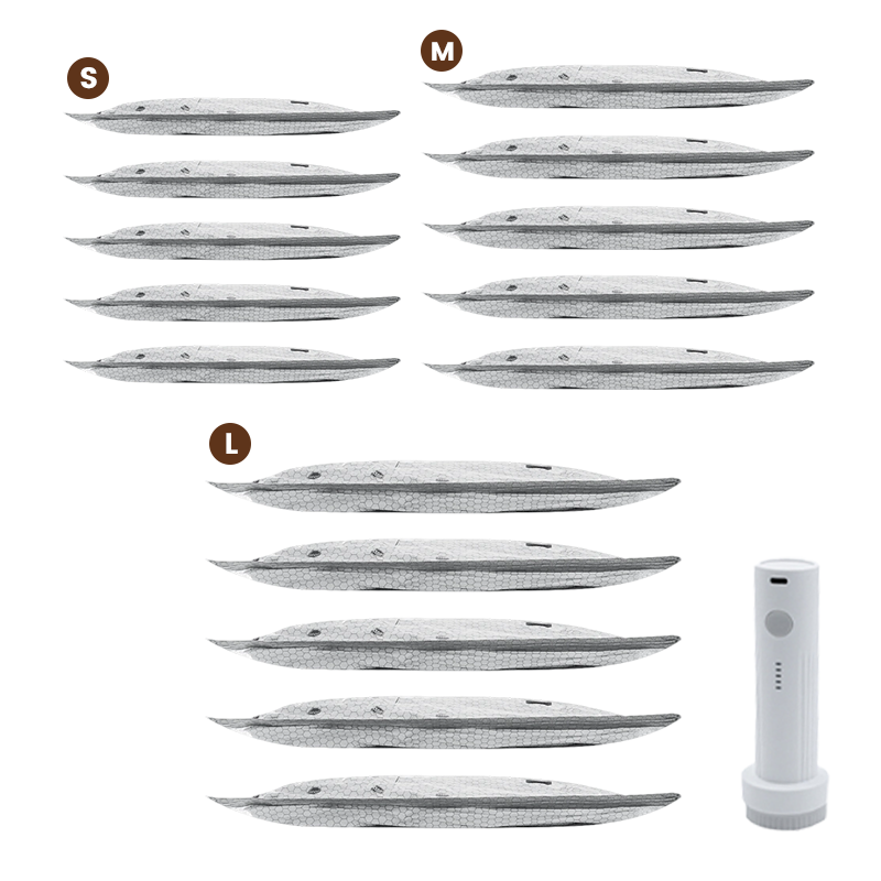 💪🌬️ Пътни чанти за вакуумно съхранение и комплект преносими помпи 👕✨