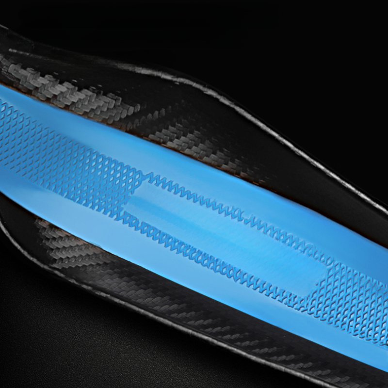 TrackVibe | Черен калъф за волан от карбонов велур – противоплъзгащ и устойчив на износване