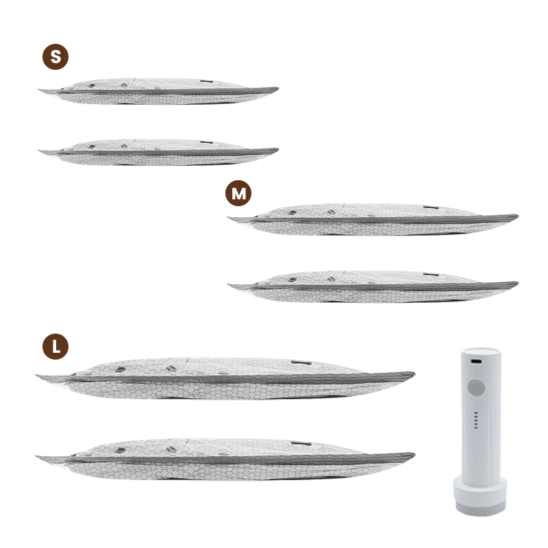 💪🌬️ Пътни чанти за вакуумно съхранение и комплект преносими помпи 👕✨