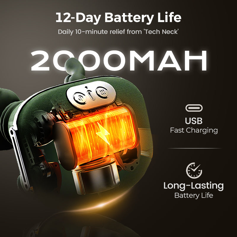 💞Топъл коледен масажор за врата - интелигентен масажор с три скорости🎁