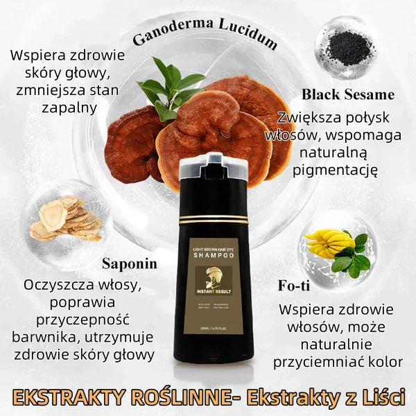 Шампоан за коса с незабавен боядисващ ефект - Брада и коса