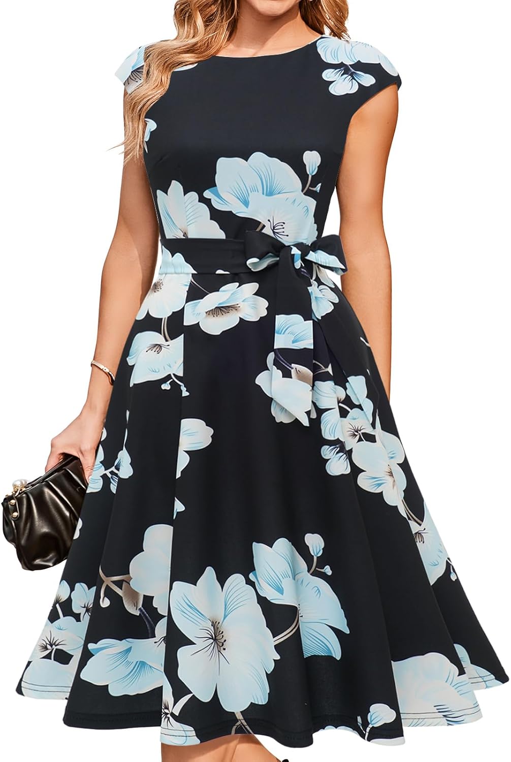 Коктейлни рокли DRESSTELLS за жени, официални сватбени рокли, скромни бални рокли за църковен прием през 2025 г.