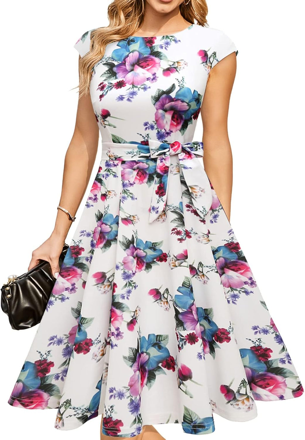 Коктейлни рокли DRESSTELLS за жени, официални сватбени рокли, скромни бални рокли за църковен прием през 2025 г.