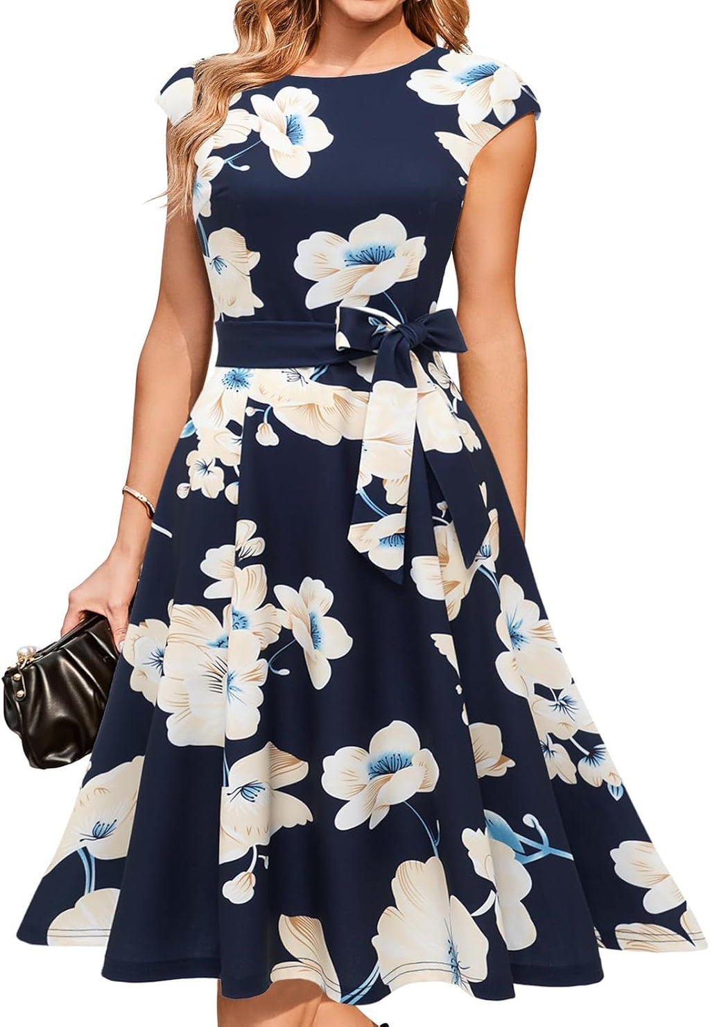 Коктейлни рокли DRESSTELLS за жени, официални сватбени рокли, скромни бални рокли за църковен прием през 2025 г.