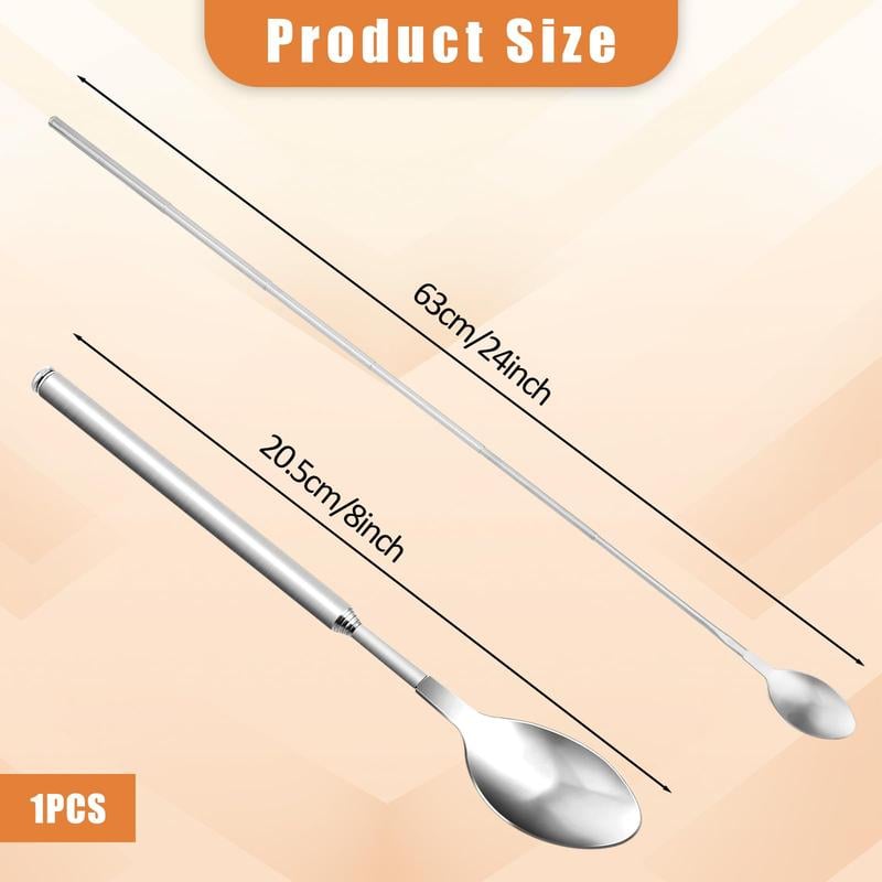 💥🔥 Телескопична вилица и лъжица от неръждаема стомана