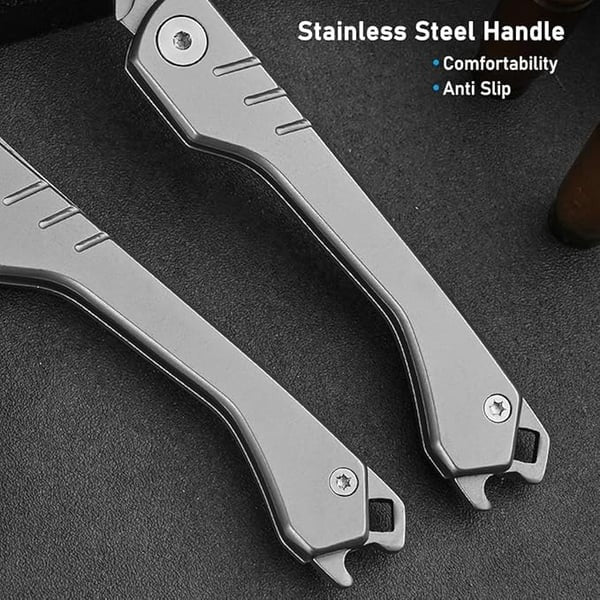 ⏰🏆Сгъваем универсален нож с 10 сменяеми остриета