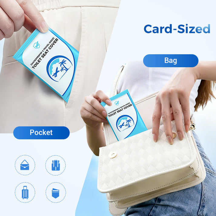 🛡️ За вашето здраве! 🌿 Биоразградим пластмасов протектор за тоалетна чиния за еднократна употреба 🥰