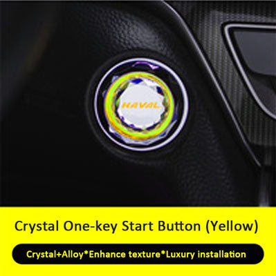 Promoție excelentă🔥Reducere de 49%🔥Buton de protecție cu cristal cu o singură cheie pentru pornire