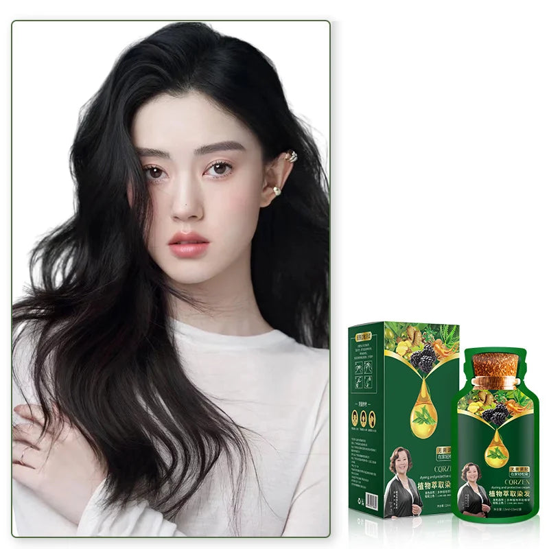 🔥Нежна боя за коса на растителна основа за бърза употреба