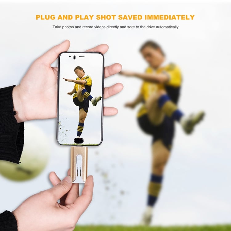 32~256GB Micro USB + 8-пинов + USB 3.0 4 в 1 U-диск за мобилен телефон, компютър