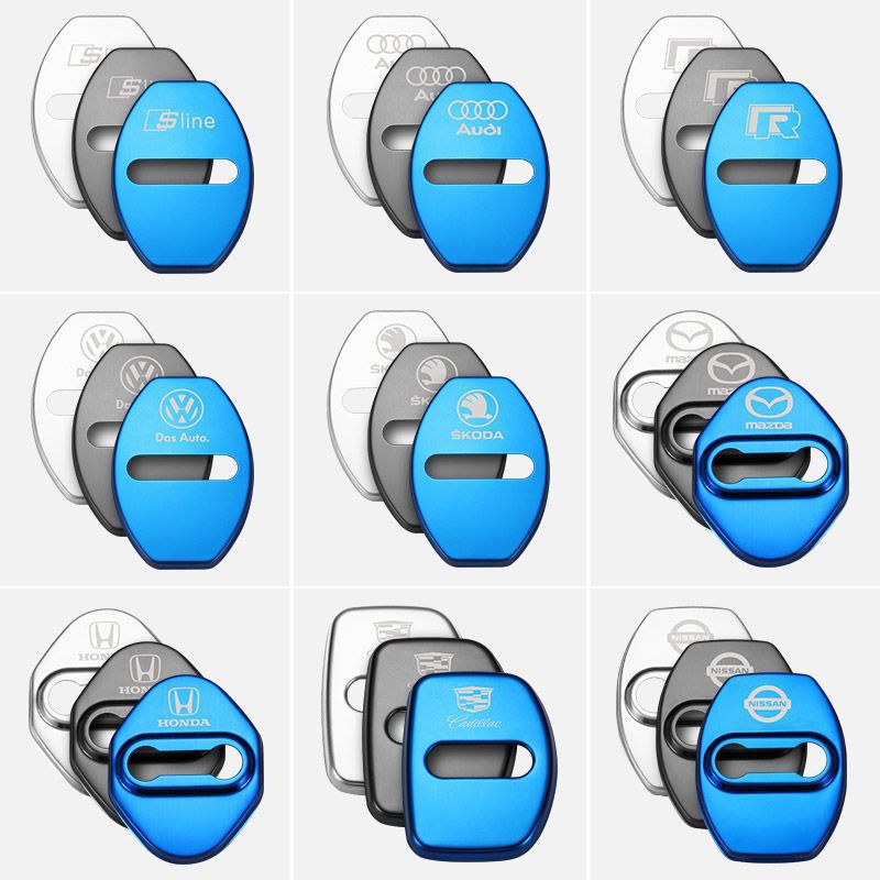 Гореща разпродажба ✨50% отстъпка ✨Защитен капак за ключалка на автомобилна врата от неръждаема стомана, антикорозионна защита 🔥4 бр. 🔥