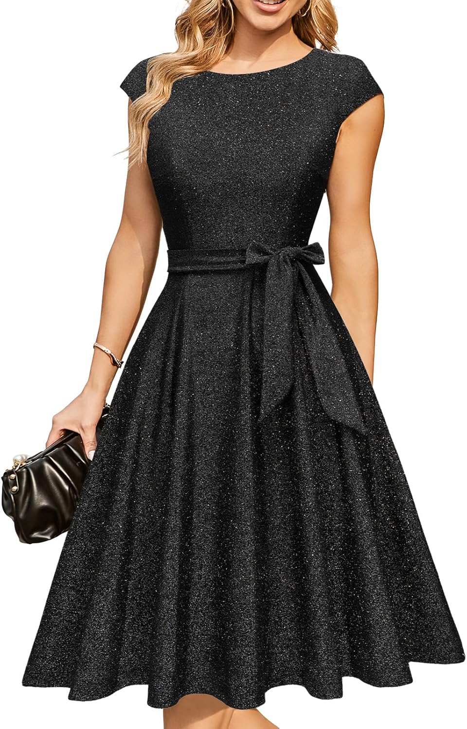 Коктейлни рокли DRESSTELLS за жени, официални сватбени рокли, скромни бални рокли за църковен прием през 2025 г.