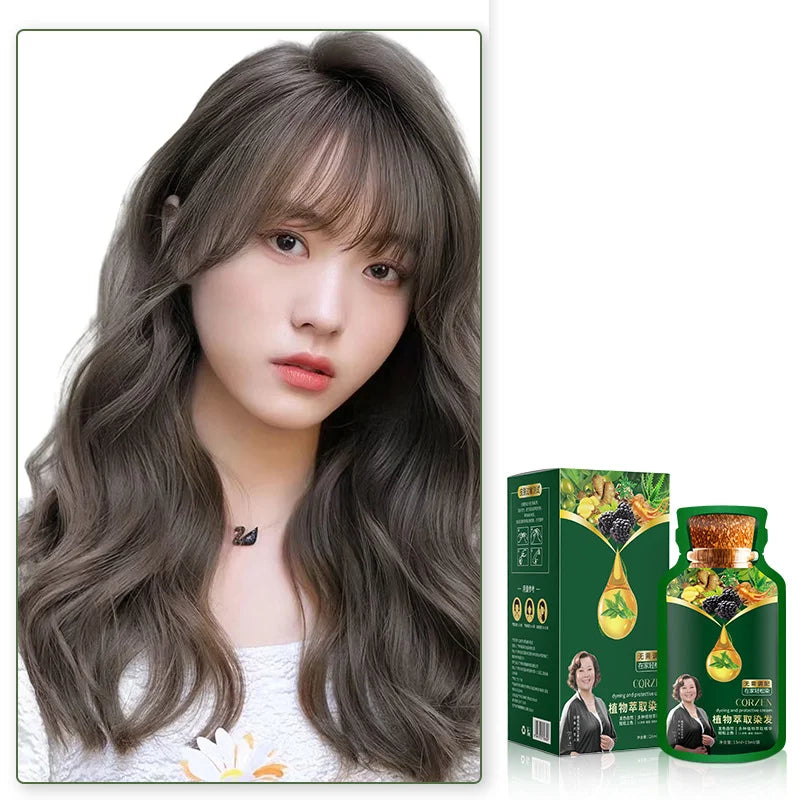 🔥Нежна боя за коса на растителна основа за бърза употреба