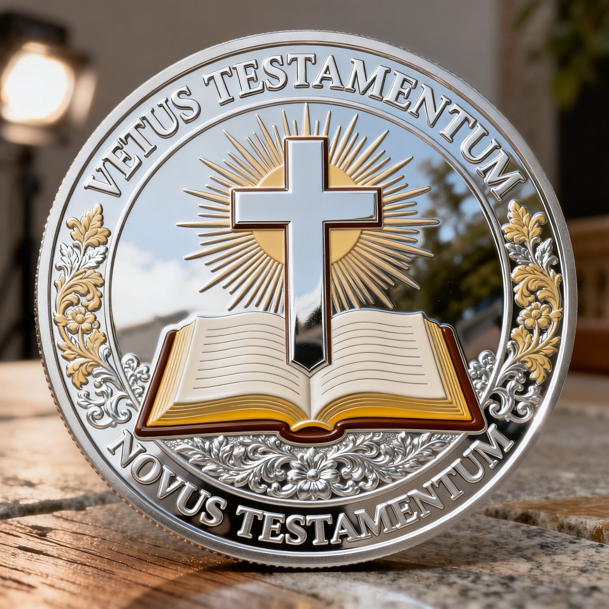 ❤️Последен ден 50% отстъпка - ✝️ Християнска възпоменателна монета „Тайната вечеря“