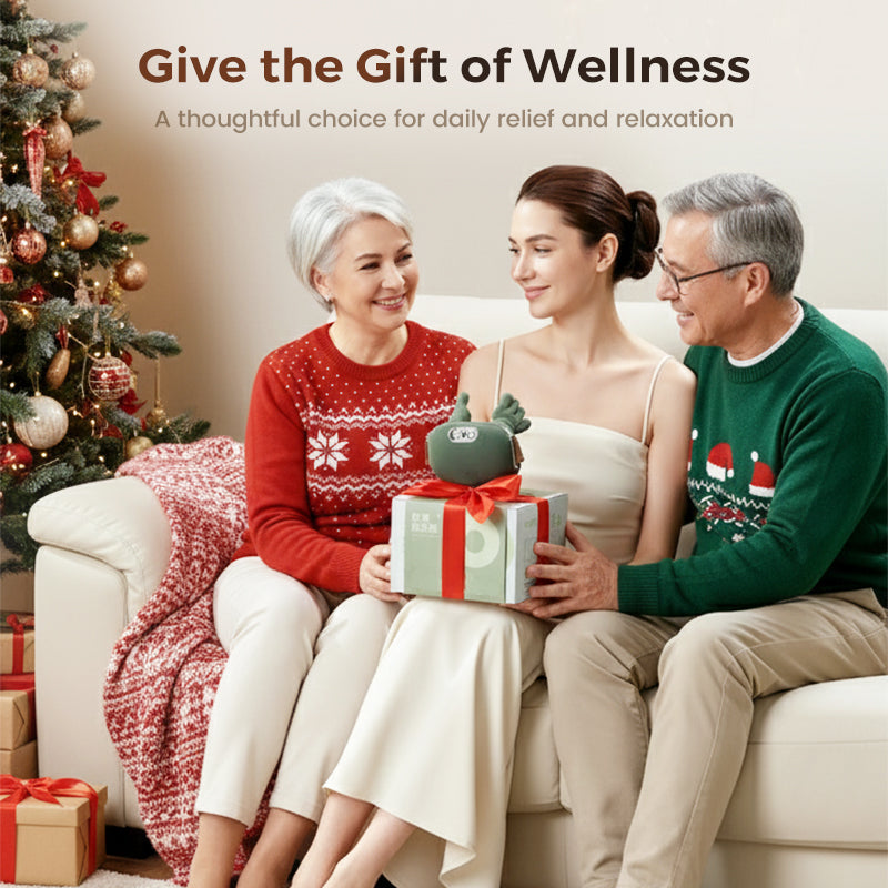 💞Топъл коледен масажор за врата - интелигентен масажор с три скорости🎁