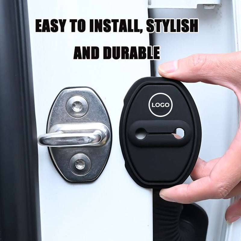 Силиконов защитен калъф за ключалка на автомобилна врата (4 бр.)