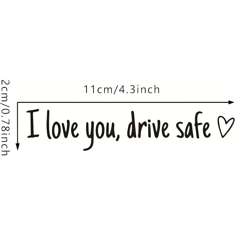 Винилов стикер за огледало за обратно виждане с напомняне