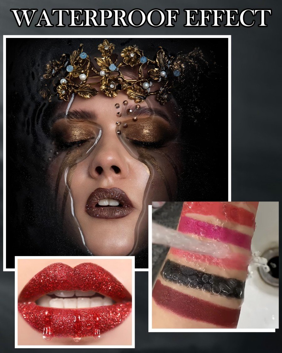 💥 Купете 1, вземете 1 безплатно 💋 Диамантен гланц за устни с брокат, водоустойчиво червило 🥰🎁