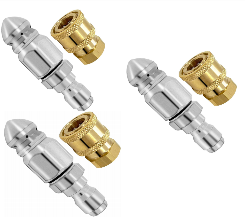 💝Мощна дюза за почистване и отпушване на тръби💥