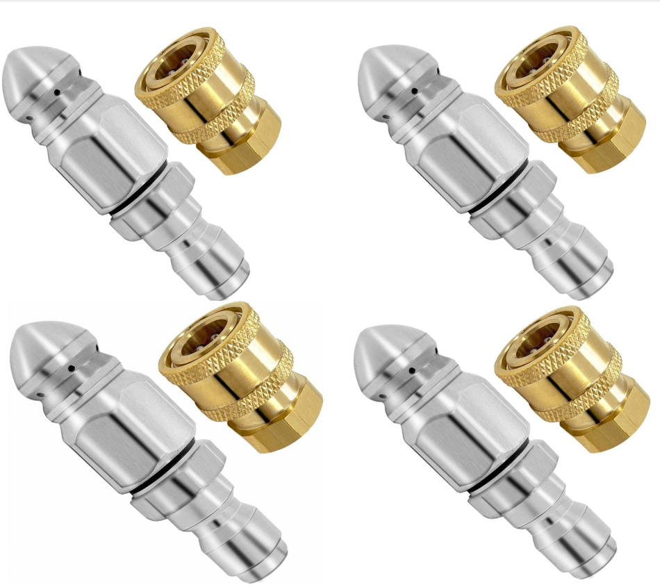 💝Мощна дюза за почистване и отпушване на тръби💥