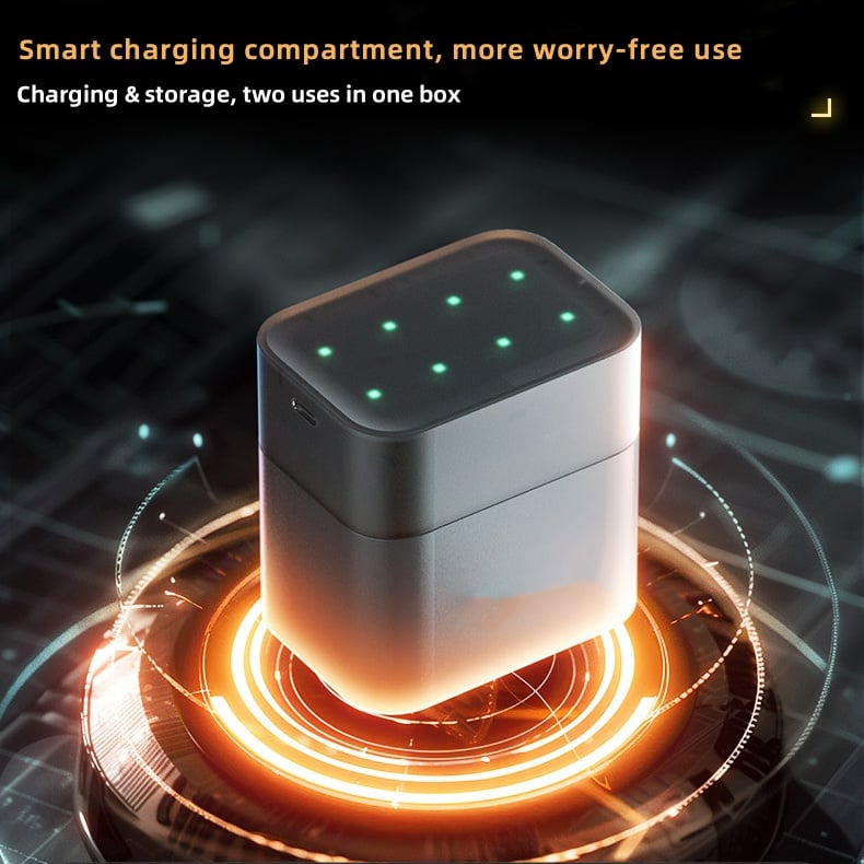 🔋Интелигентен зарядно устройство и кутия за съхранение на батерии 💡Защита срещу презареждане