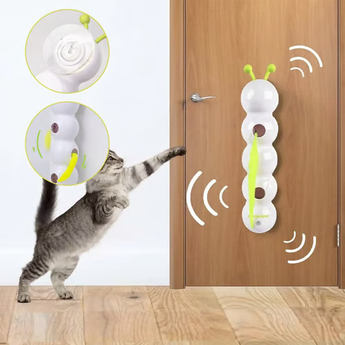 🐛Interaktív elektromos macskajáték hernyó formájában