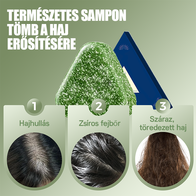 🌿 Натурален твърд шампоан за укрепване на косата 🌱🥰