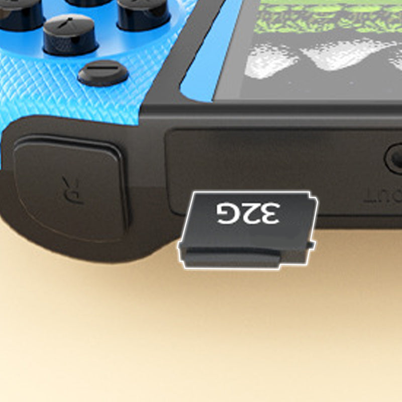 🎮 Преносима, класическа игрова конзола с голям екран