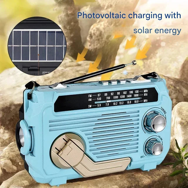 Ръчно радио с функция за аварийно зареждане