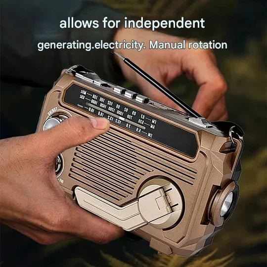 Ръчно радио с функция за аварийно зареждане