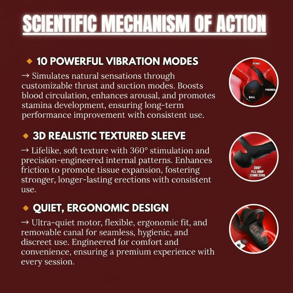 Alisanda™ Вибриращ електрически пръстен за мъжка мастурбация със зареждане